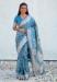 Picture of Beautiful Silk Cadet Blue Saree