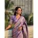 Picture of Splendid Silk Plum Saree