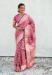 Picture of Delightful Silk Rosy Brown Saree