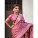 Picture of Delightful Silk Rosy Brown Saree