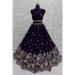 Picture of Sightly Silk Midnight Blue Lehenga Choli