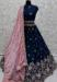 Picture of Lovely Silk Navy Blue Lehenga Choli