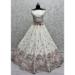 Picture of Sightly Silk Off White Lehenga Choli