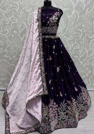 Picture of Admirable Silk Midnight Blue Lehenga Choli