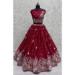 Picture of Beauteous Silk Maroon Lehenga Choli