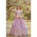 Picture of Statuesque Satin Thistle Lehenga Choli