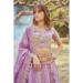 Picture of Statuesque Satin Thistle Lehenga Choli