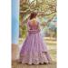 Picture of Statuesque Satin Thistle Lehenga Choli