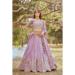 Picture of Statuesque Satin Thistle Lehenga Choli