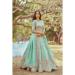 Picture of Nice Satin Dark Sea Green Lehenga Choli