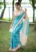 Picture of Sightly Silk Steel Blue Saree