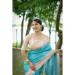 Picture of Sightly Silk Steel Blue Saree