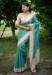 Picture of Pretty Silk Sea Green Saree