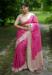 Picture of Magnificent Silk Medium Violet Red Saree