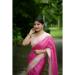 Picture of Magnificent Silk Medium Violet Red Saree