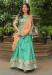 Picture of Ravishing Chiffon Medium Aqua Marine Lehenga Choli