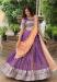 Picture of Lovely Chiffon Purple Lehenga Choli