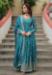 Picture of Chiffon Midnight Blue Readymade Salwar Kameez