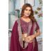 Picture of Beautiful Chiffon & Georgette Brown Saree