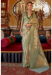 Picture of Wonderful Silk Dark Olive Green Saree