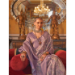 Picture of Fine Silk Rosy Brown Saree