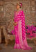 Picture of Amazing Georgette Deep Pink Saree