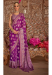 Picture of Sightly Georgette Purple Saree