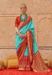 Picture of Statuesque Silk Medium Aqua Marine Saree