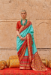 Picture of Statuesque Silk Medium Aqua Marine Saree