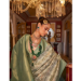 Picture of Enticing Silk Dark Khaki Saree