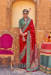 Picture of Magnificent Silk Dark Red Saree