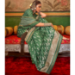 Picture of Elegant Silk Dark Sea Green Saree