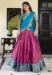 Picture of Pleasing Chiffon & Silk Pink Lehenga Choli