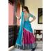 Picture of Pleasing Chiffon & Silk Pink Lehenga Choli