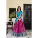 Picture of Pleasing Chiffon & Silk Pink Lehenga Choli