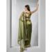 Picture of Bewitching Net Dark Olive Green Saree