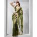 Picture of Bewitching Net Dark Olive Green Saree