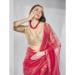 Picture of Bewitching Net Fire Brick Saree