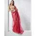 Picture of Bewitching Net Fire Brick Saree