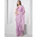 Picture of Exquisite Chiffon & Net Plum Saree