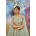 Picture of Good Looking Rayon Dark Sea Green Lehenga Choli