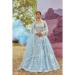 Picture of Enticing Rayon Light Steel Blue Lehenga Choli