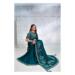 Picture of Good Looking Georgette & Silk Teal Saree