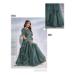 Picture of Superb Georgette & Silk Medium Sea Green Saree