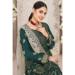 Picture of Georgette Sea Green Straight Cut Salwar Kameez