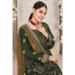 Picture of Georgette Medium Sea Green Straight Cut Salwar Kameez