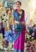 Picture of Exquisite Silk Medium Violet Red Saree