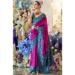 Picture of Exquisite Silk Medium Violet Red Saree