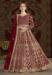 Picture of Appealing Net Maroon Party Wear Gown