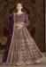 Picture of Enticing Net Saddle Brown Party Wear Gown